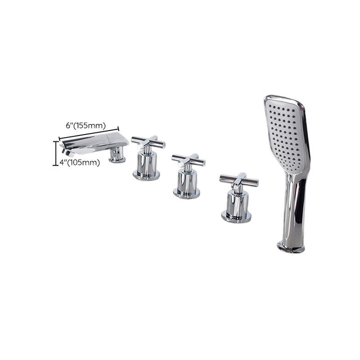 BowLift | Contemporary Style Bathroom Faucet Metal Deck Mounted Bathroom Faucet