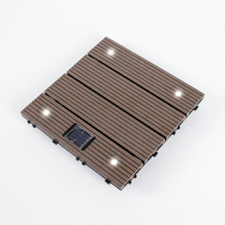 BowLift | Striped Pattern Terrace Floor Tiles Square Click Floor Tiles Floor Board