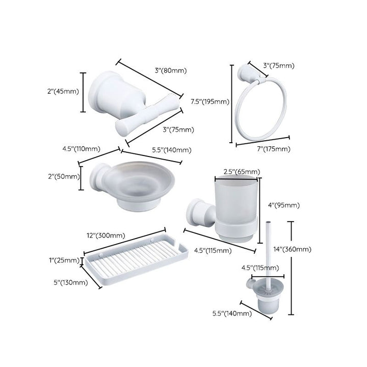 BowLift | Contemporary white bathroom accessories as a single piece or in a set