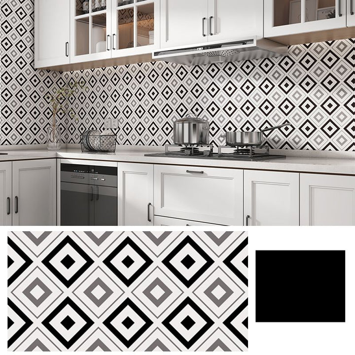 BowLift | Modern Style Wallpaper Kitchen Single Tile Wallpaper with Rectangular Shape