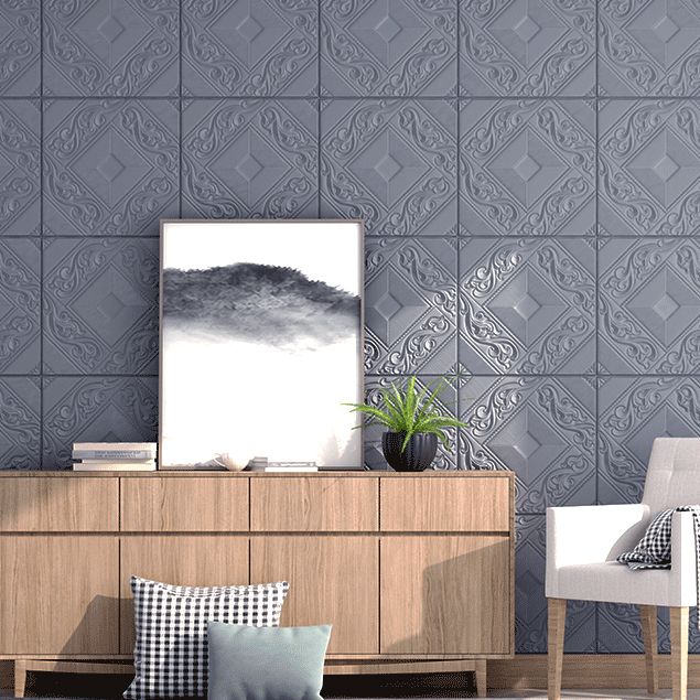 BowLift | Modern Tin Backsplash Cover Three-Dimensional Printing Wall Ceiling Panel