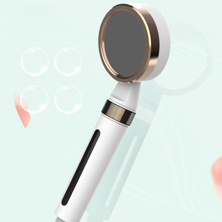 BowLift | Modern Plastic Showerhead Water Filtration Round Hand Shower