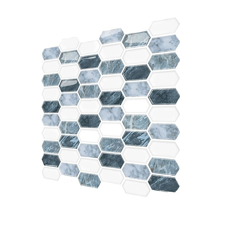 BowLift | Polygon Peel and Stick Wall Tile PVC 30 cm x 30 cm Peel and Stick Tile for the Kitchen