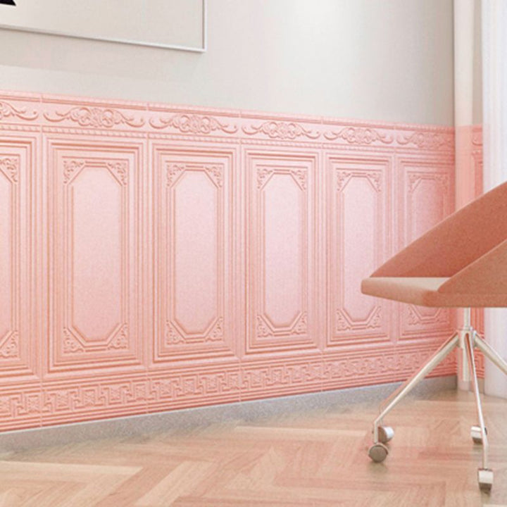 BowLift | Contemporary waterproof 3D wall strip veneer for peeling and sticking on interior walls