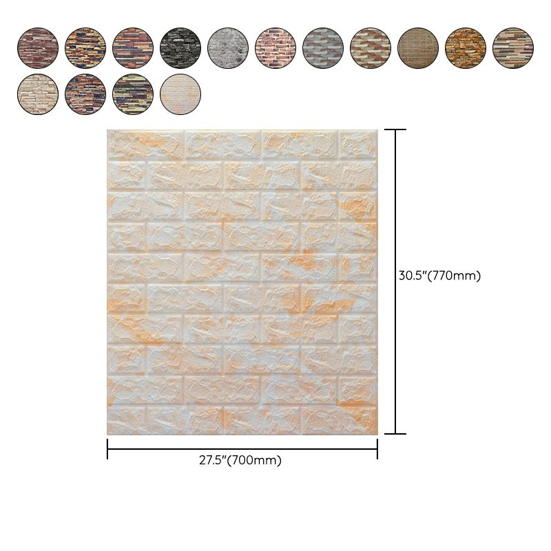 BowLift | 3D embossing interior wall panel self-adhesive square wall panel