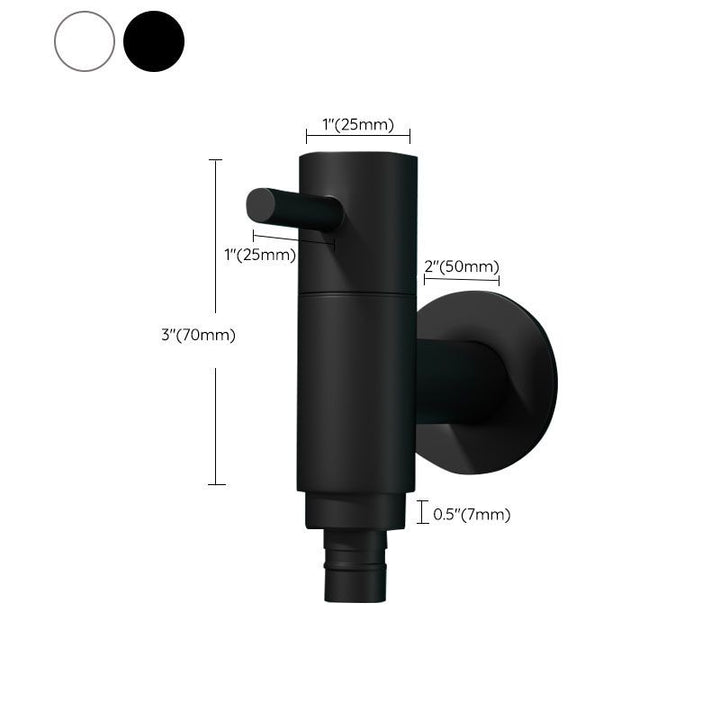 BowLift | Contemporary Wall-Mounted Bathroom Faucet One Hole Solid Brass Round Faucet