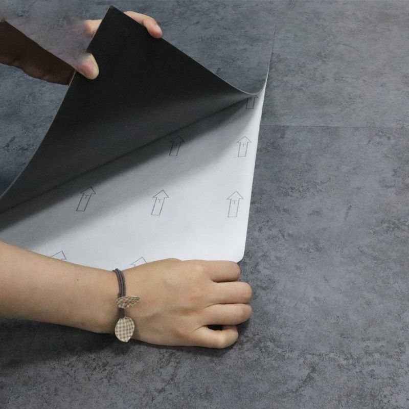 BowLift | Classic Style Square PVC Flooring Self-Adhesive Stone Look Smooth PVC Flooring