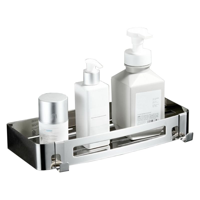BowLift | Modern Bathroom Hardware Set Silver Bathroom Shelf Bathroom Hardware Set