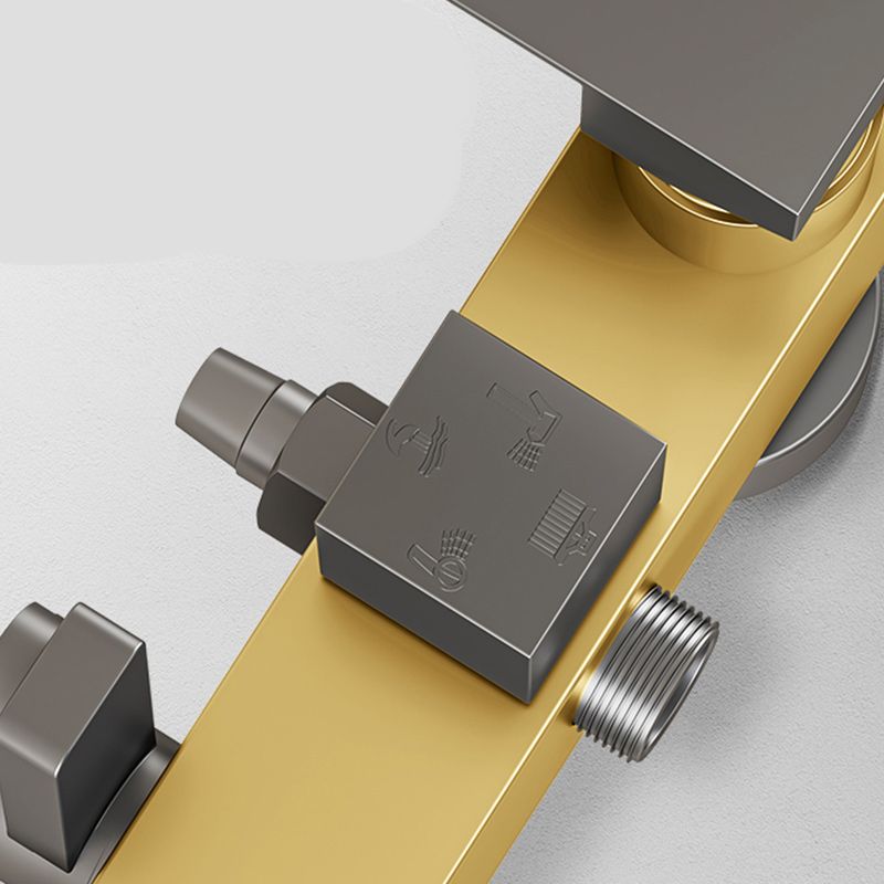 BowLift | Modern shower accessories push-button shower head wall-mounted shower combination