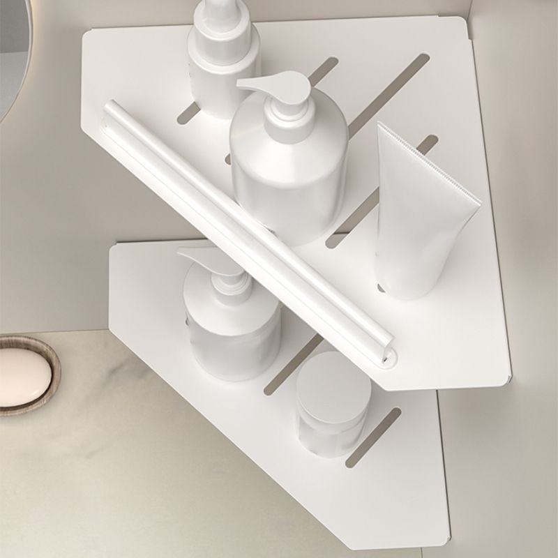 BowLift | Modern White Bathroom Accessory Set Bathroom Shelf Paper Holder Bathroom Accessory Kit