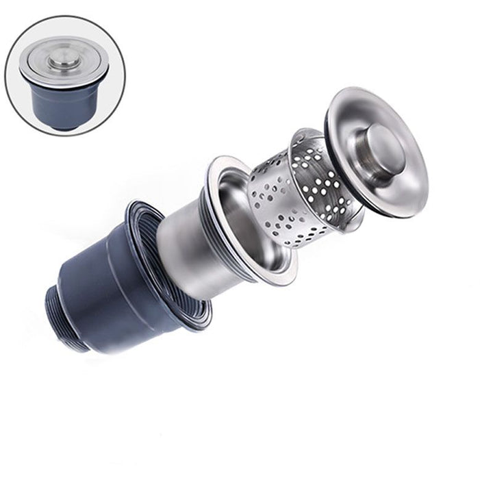 BowLift | Classic Style Kitchen Sink Stainless Steel Kitchen Sink with Drainage Hole Kit