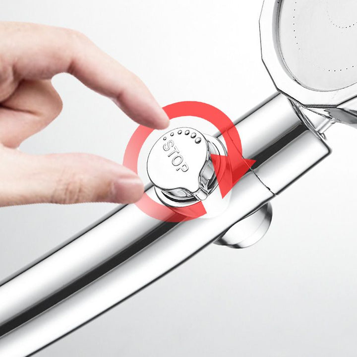 BowLift | Modern Style Handheld Showerhead Plastic with Adjustable Water Flow