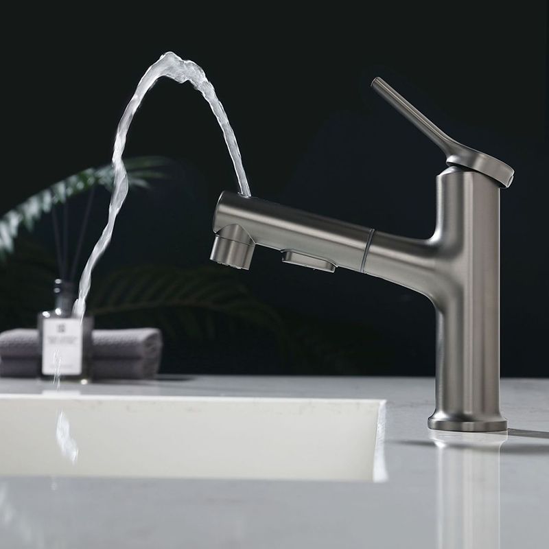 BowLift | Modern Basin Faucet Copper Single Handle Low Arc Basin Faucet for Bathroom