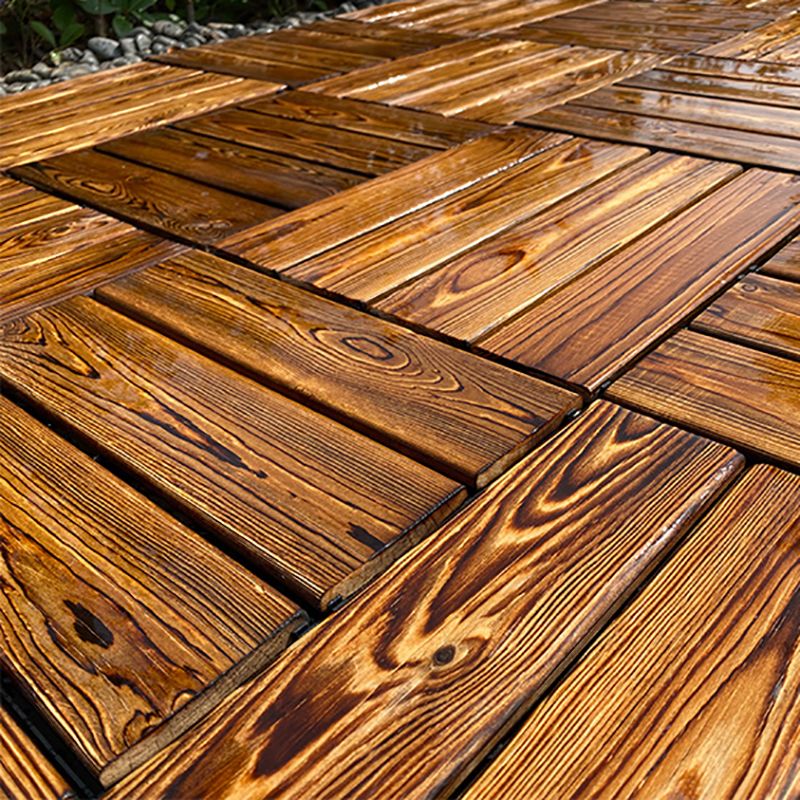 BowLift | Outdoor composite decking tiles with snap-in stripe detail kit decking tiles