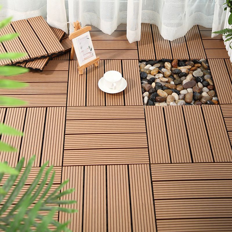 BowLift | Rectangular constructed tiles water-resistant parquet flooring for balcony