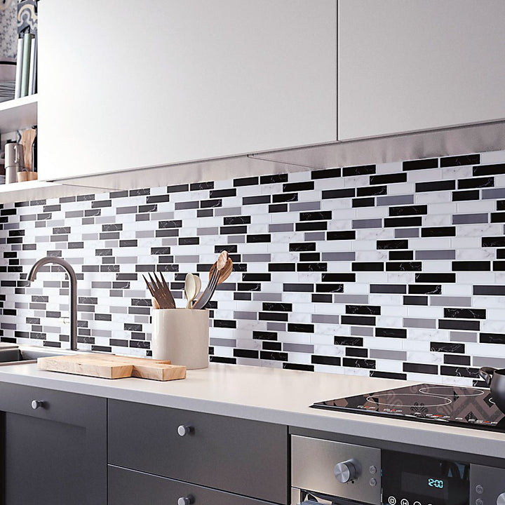 BowLift | Plastic Peel & Stick Subway Tile Modern Simple Subway Tile Wallpaper