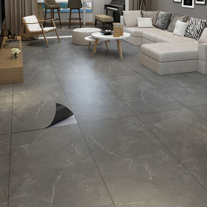 BowLift | Peel and Stick Vinyl Flooring Low Gloss Vinyl Flooring with Marble Look