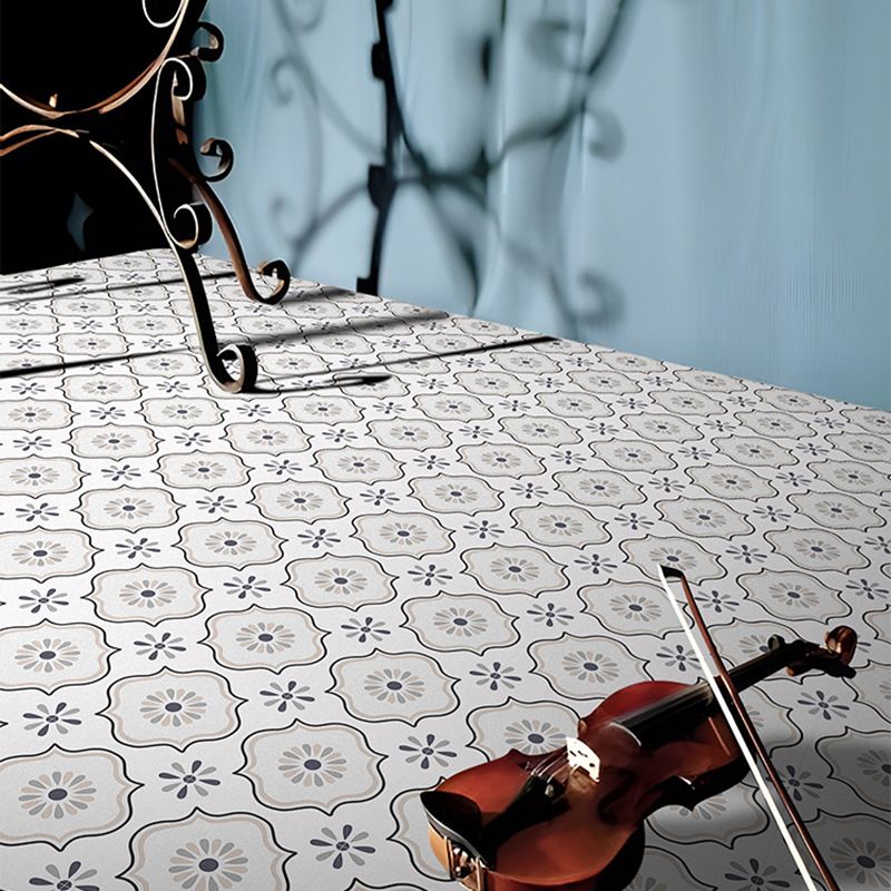 BowLift | Square Indoor Vinyl Flooring Self-adhesive Flower Pattern Waterproof Vinyl Flooring
