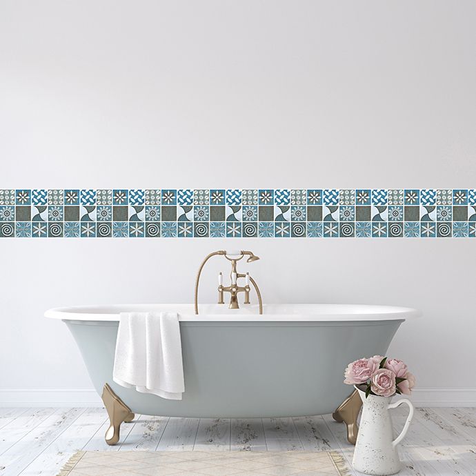 BowLift | Modern backsplash tile Smooth Self-adhesive wall tile for the bathroom