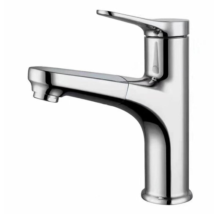 BowLift | Modern Style Extendable Ship Faucet Copper Single Handle Sink Faucet for the Bathroom