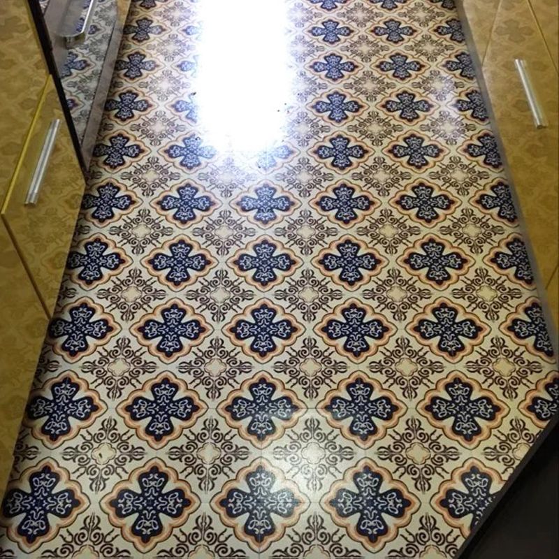 BowLift | Peel & Stick Vinyl Floor Multicolored Style Vinyl Floor with Matt Gloss