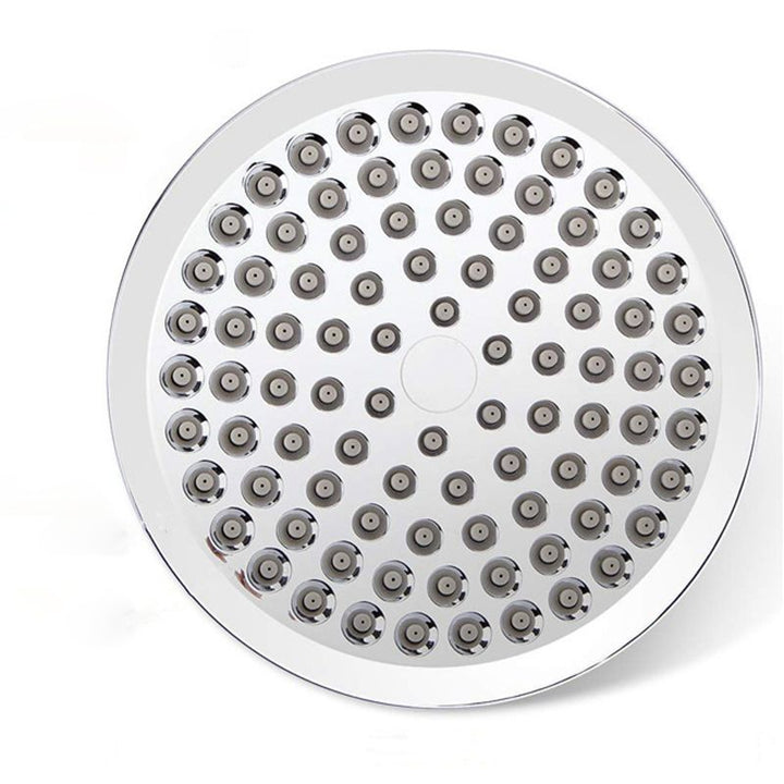 BowLift | Silver Dual Showerhead with Hose Modern Style Wall Mounted Showerhead