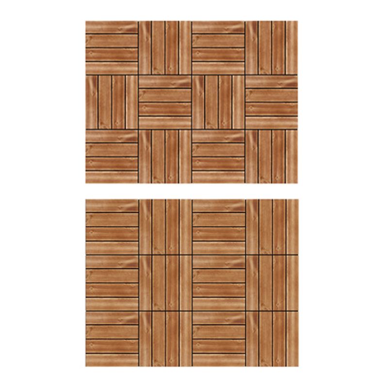 BowLift | Pine Floor Tile Water Resistant Click-Lock Traditional Wood Floor for Living Room
