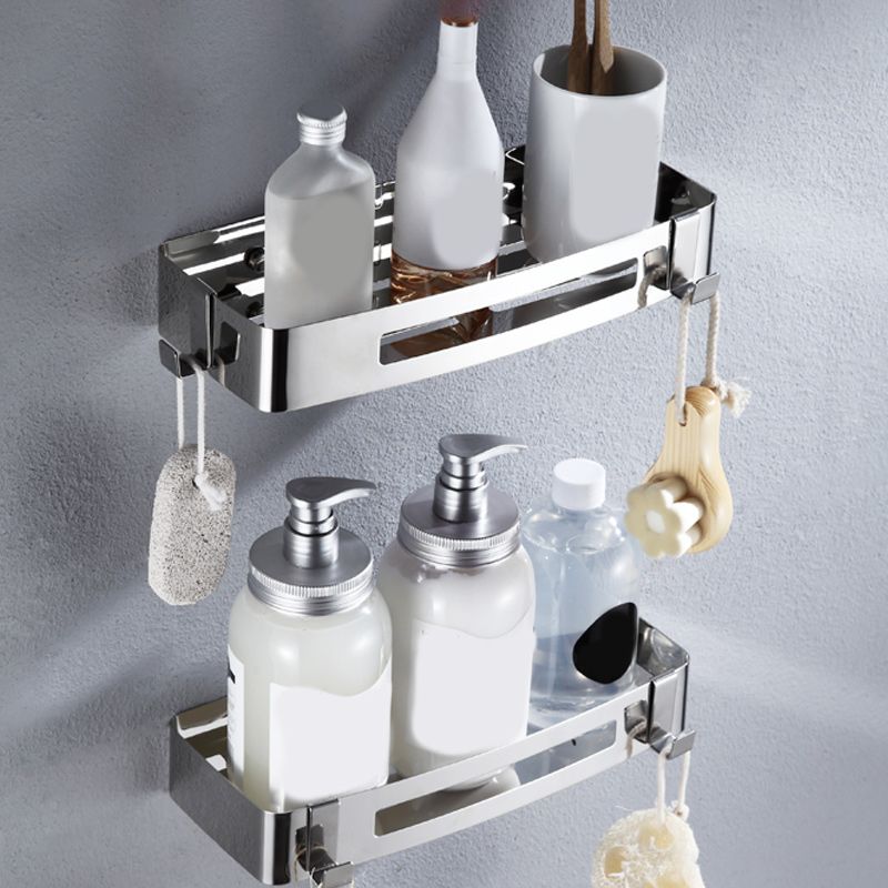 BowLift | Modern Stainless Steel Bath Accessory Set Rectangular & Triangular Bath Shelf