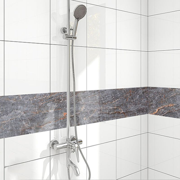 BowLift | Modern splash guard tile marble print splash guard tile for peeling and sticking for the bathroom
