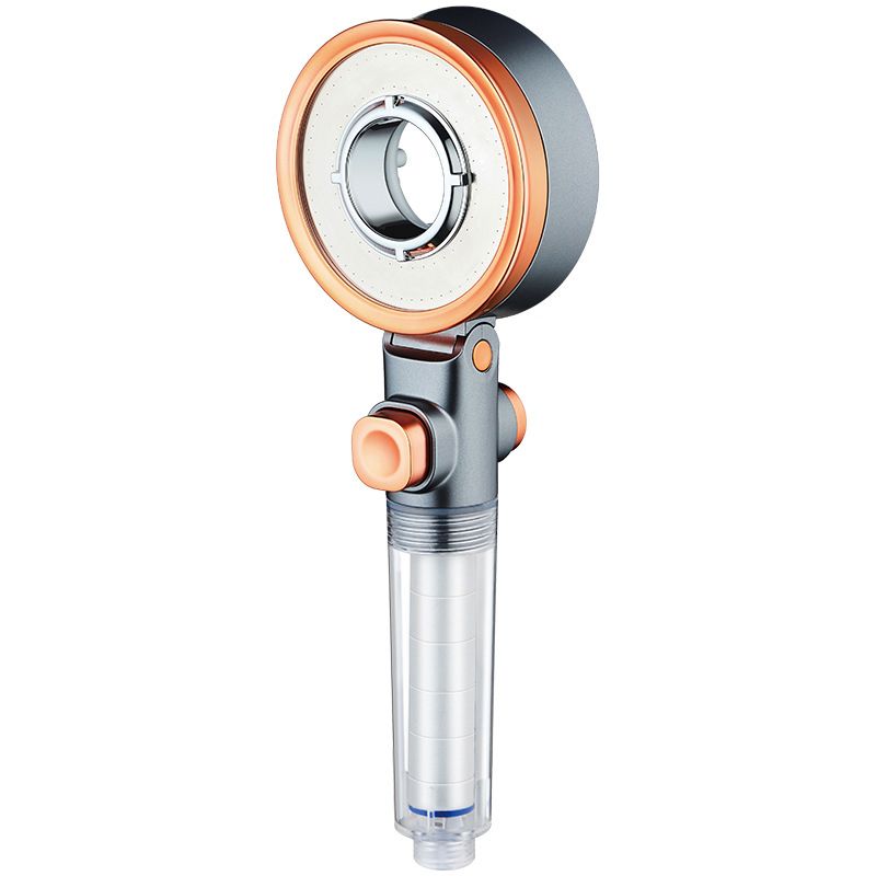 BowLift | Reversible round shower head 3 spray types adjustable water flow handheld shower