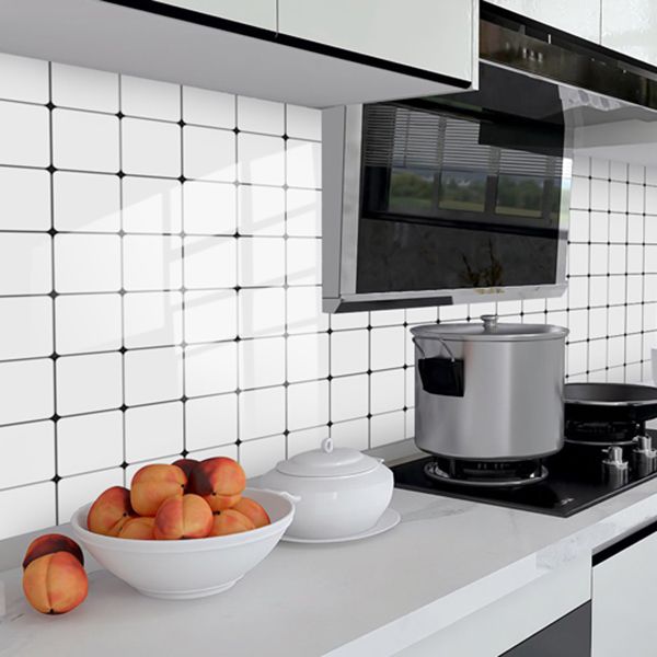 BowLift | Quadrat Peel and Stick Back Wall Tile PVC Peel and Stick Tile for the Kitchen