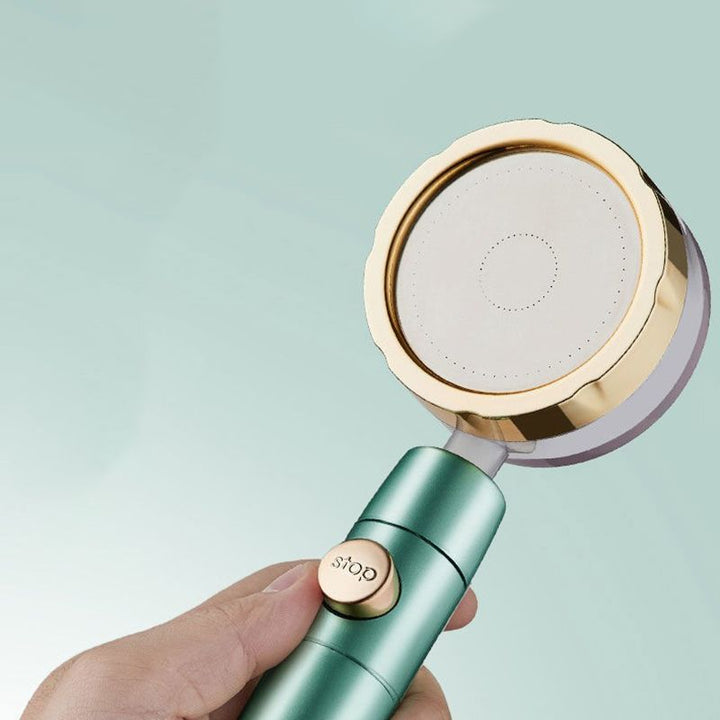 BowLift | Modern Shower Head for the Bathroom 2-Jet Massage Rain Shower Round Wall-Mounted Shower Head