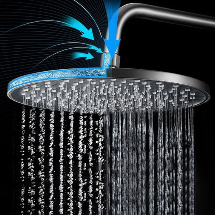 BowLift | Modern Bathroom Standard Showerhead Rainfall Square Ceiling Mounted Showerhead