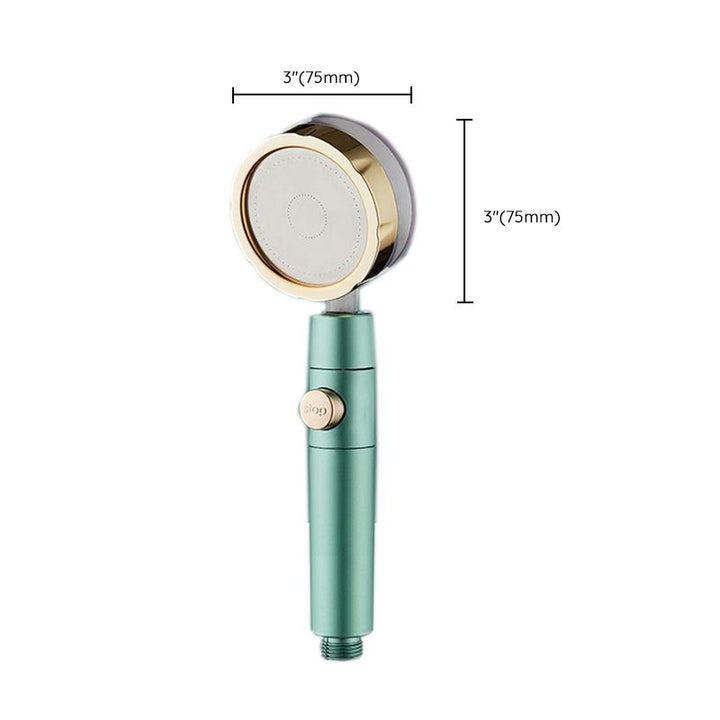 BowLift | Modern Shower Head for the Bathroom 2-Jet Massage Rain Shower Round Wall-Mounted Shower Head