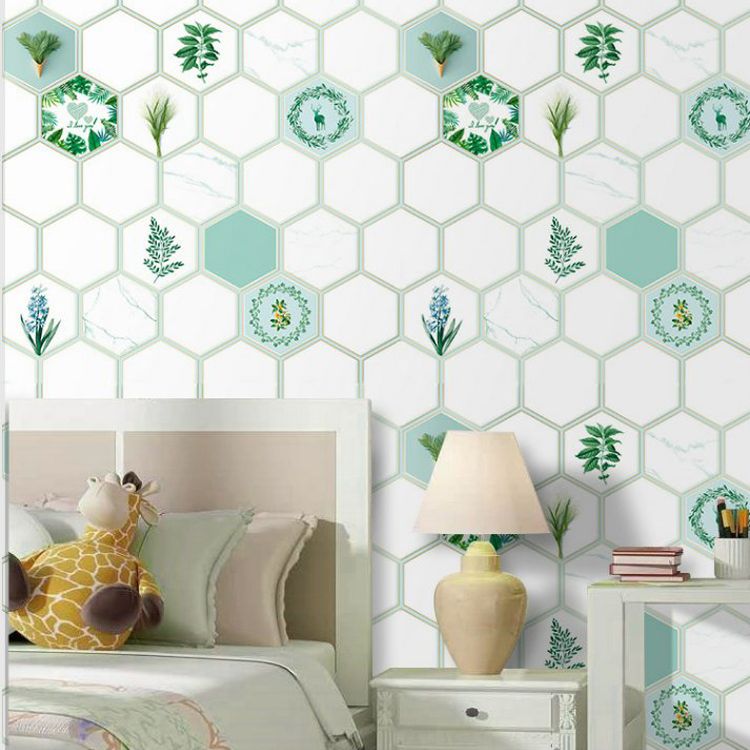 BowLift | Modern Peel & Stick Field Tile Plastic Wallpaper for Backsplash Wall