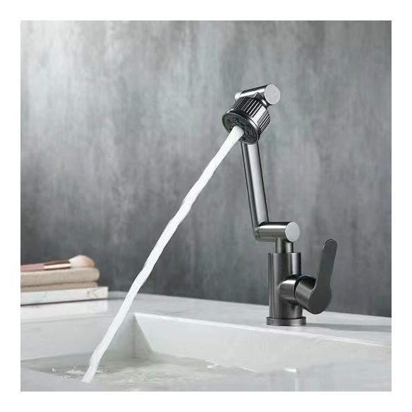 BowLift | Modern Basin Mixer Stainless Steel Lever Handle Low Arc Basin Mixer
