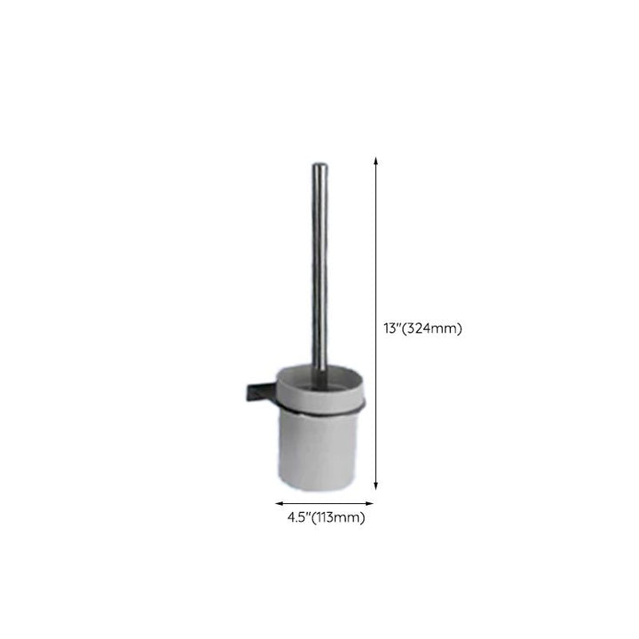 BowLift | Contemporary bathroom accessory set made of aluminum with towel holder/bath shelf