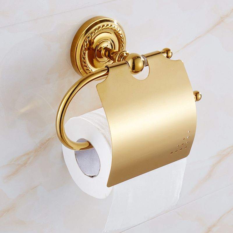 BowLift | Traditional Golden Bath Accessory Set Copper Bathroom Accessory Kit