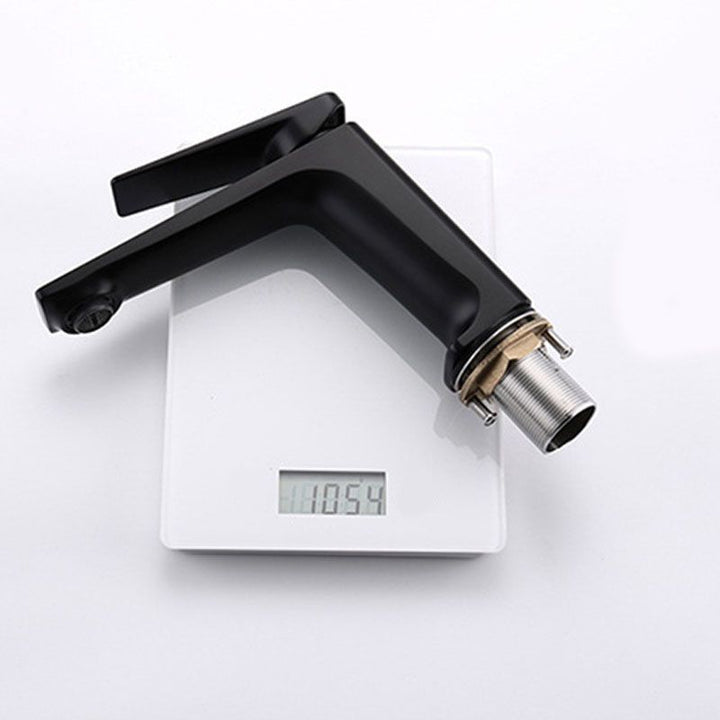 BowLift | Modern basin tap lever handle copper low arc basin tap