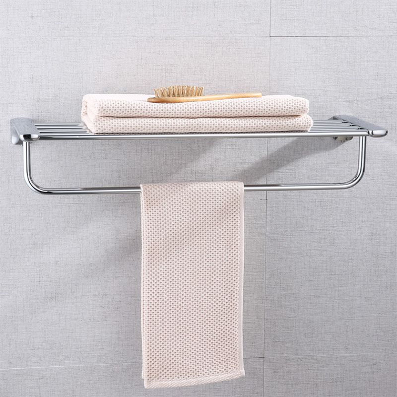 BowLift | Modern Bathroom Hardware Paper Holder Bathroom Shelf Silver Bathroom Accessory Set