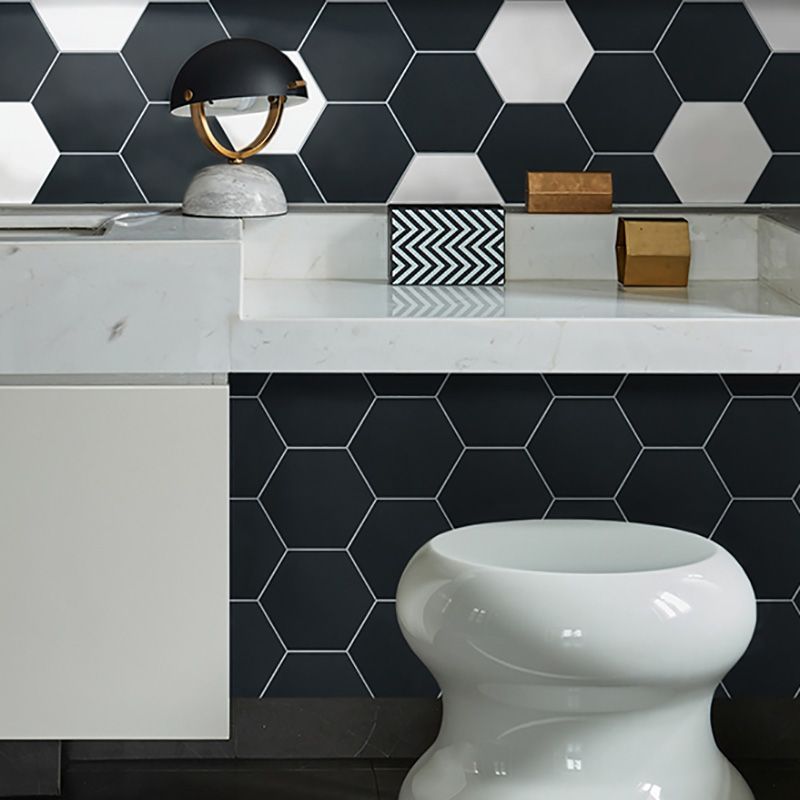 BowLift | Hexagonal Peel and Stick Tiles Modern Peel and Stick Backsplash 20 Pack for the Bathroom
