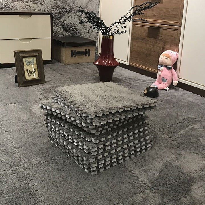 BowLift | Color-Fading-Resistant Carpet Tile Solid Interlocking Carpet Tile