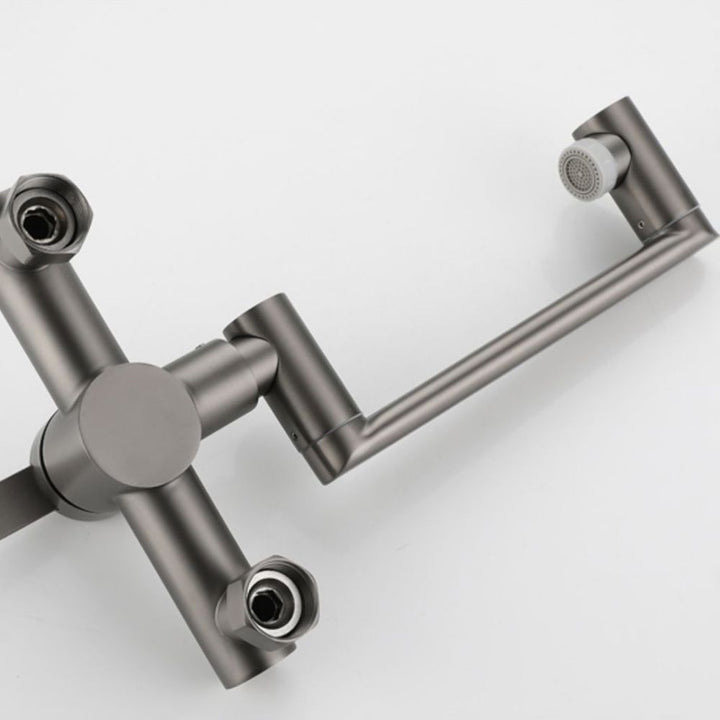 BowLift | Modern Wall-Mounted Kitchen Faucet Single Lever Faucet in Chrome