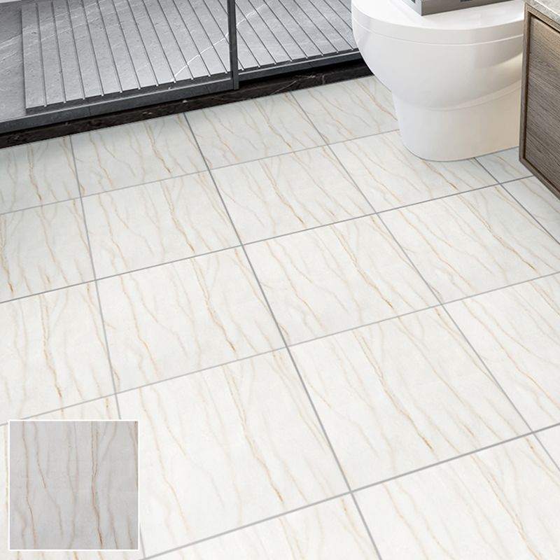 BowLift | Square Bathroom PVC Flooring 12" x 12" x 0.07 mm Peel and Stick Vinyl Flooring