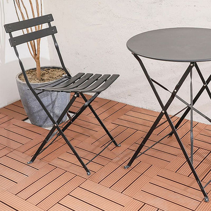 BowLift | Striped Pattern Patio Tiles Laying Pattern Square Deck Board Outdoor Patio