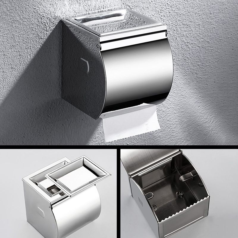 BowLift | Modern Stainless Steel Bathroom Shelf Paper Holder Bathroom Accessory Set