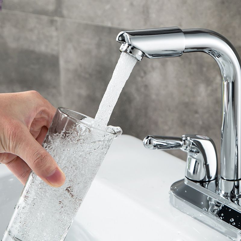 BowLift | 2-Handle Modern Vessel Sink Faucet Three-Way Bathroom Faucet