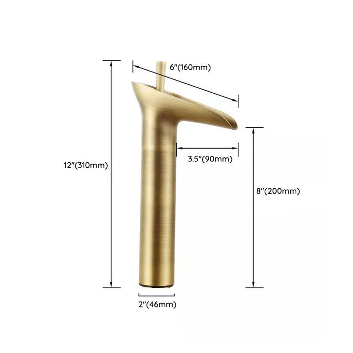 BowLift | Round Single Handle Faucet Country Style Sink Mixer