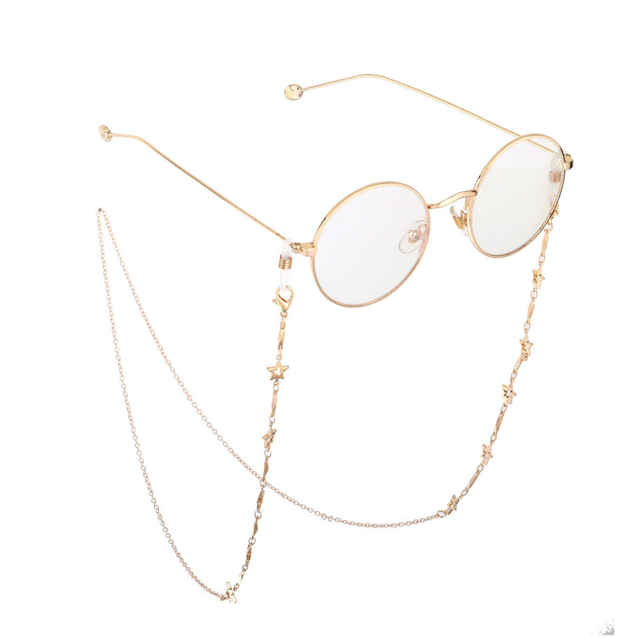 Star-Decorated Eyewear Chain Bowlift