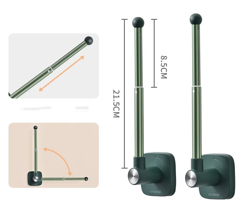 BowLift | No-Drill Curtain Storage Hanging Hooks